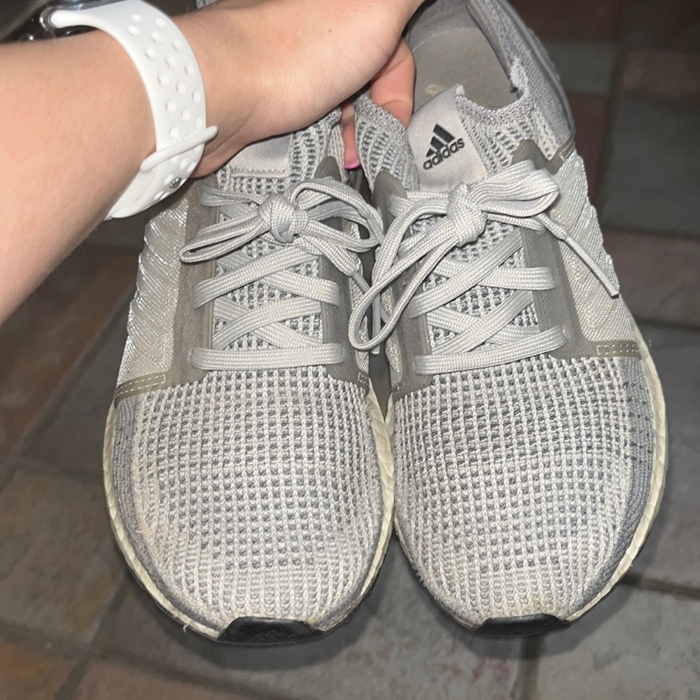 Used size 7 Grey Adidas Ultra boost 2020